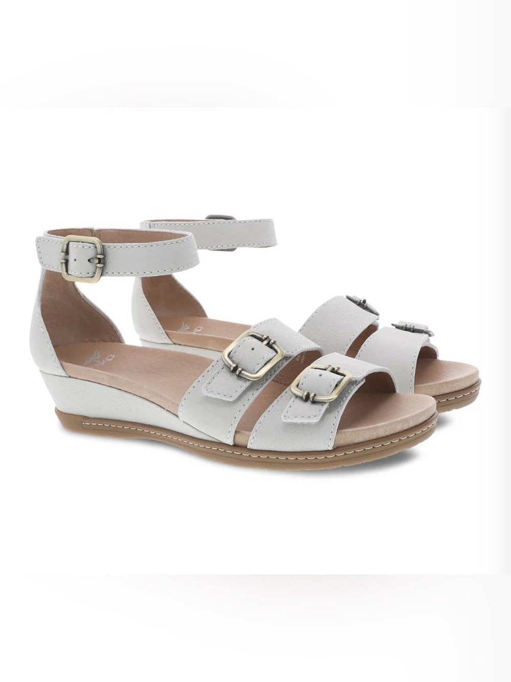 Dansko Astrid Nubuck Womens Low Wedge